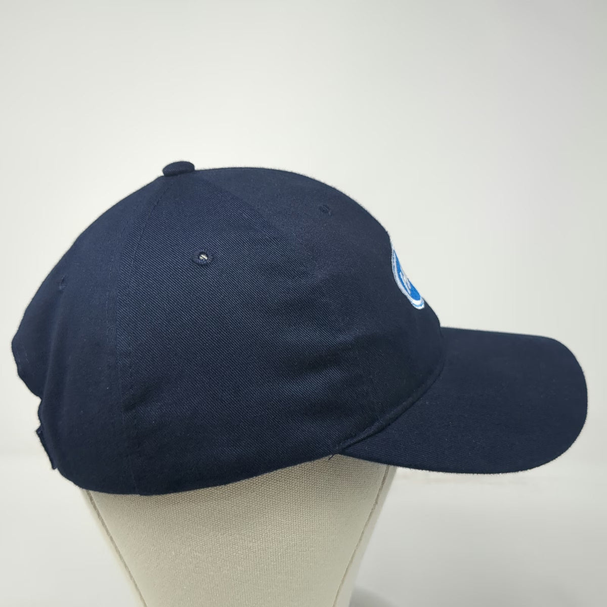 Hach Corporate Logo Blue Baseball Cap Hat One Size Strapback Adjustable