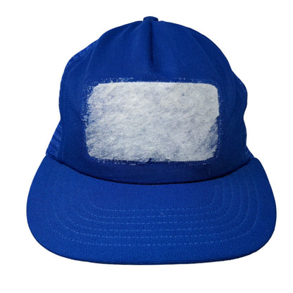 Rising Star Cap Co. Snapback Trucker Hat Blue Large Adjustable Mesh Back