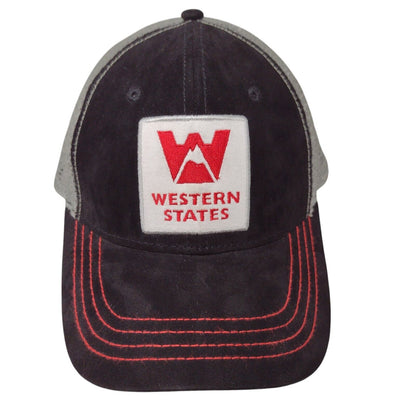 Western States Snapback Mesh Back Trucker Hat Multi One Size CAT