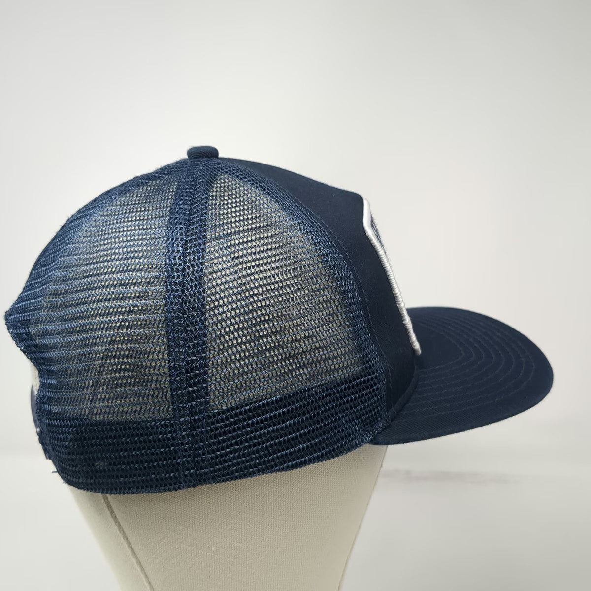 Sargent Law Firm Blue One Size Trucker Hat American Flag Patch Snapback Mesh