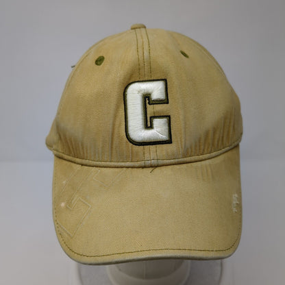 Letter C Cabela's Fitted Hat Tan M/L Embroidered Proflex Outdoor Cap