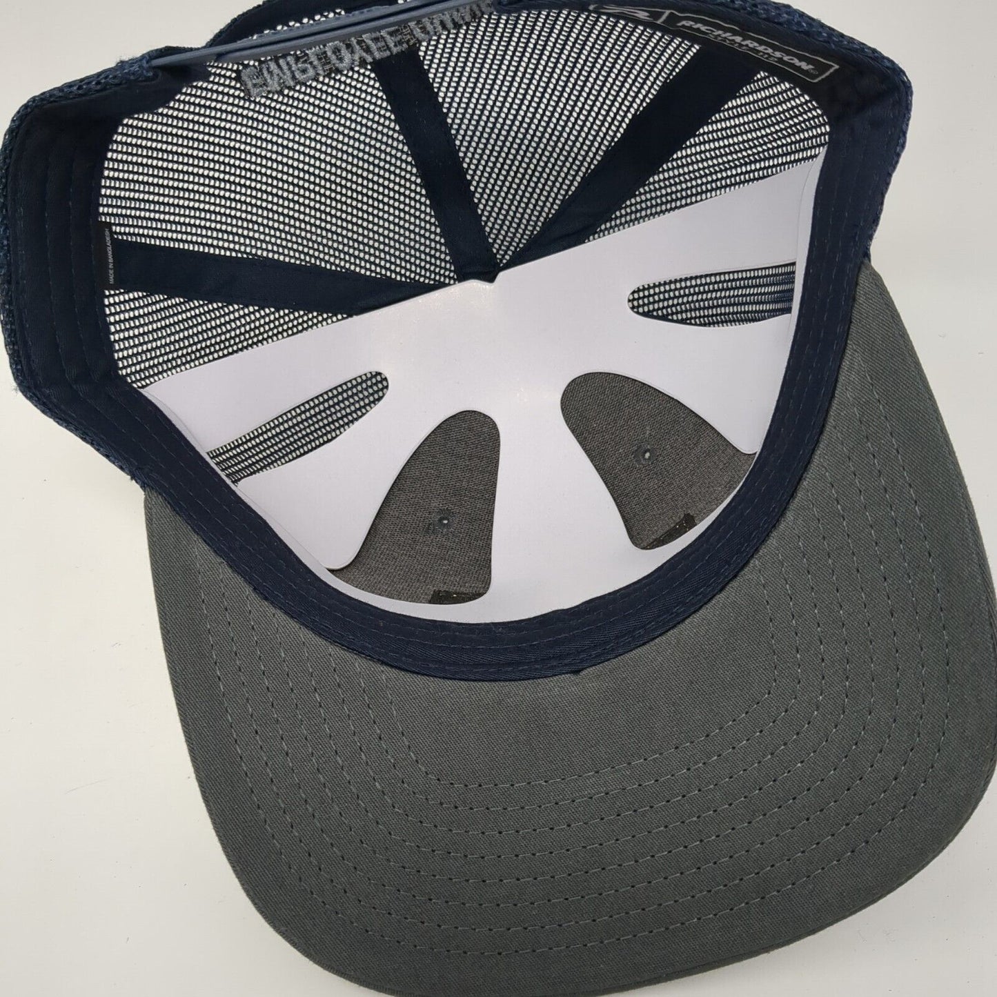 Tates Rents Employee Owned Snapback Trucker Hat Gray OS Mesh Back Richardson