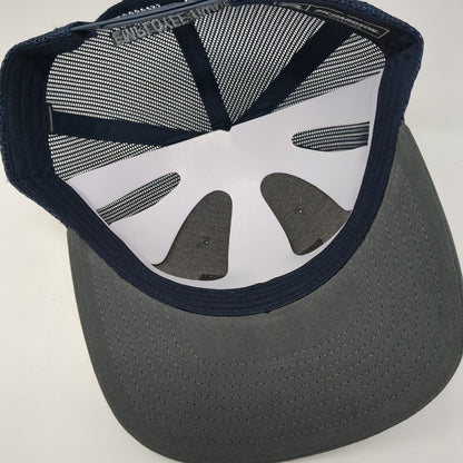 Tates Rents Employee Owned Snapback Trucker Hat Gray OS Mesh Back Richardson