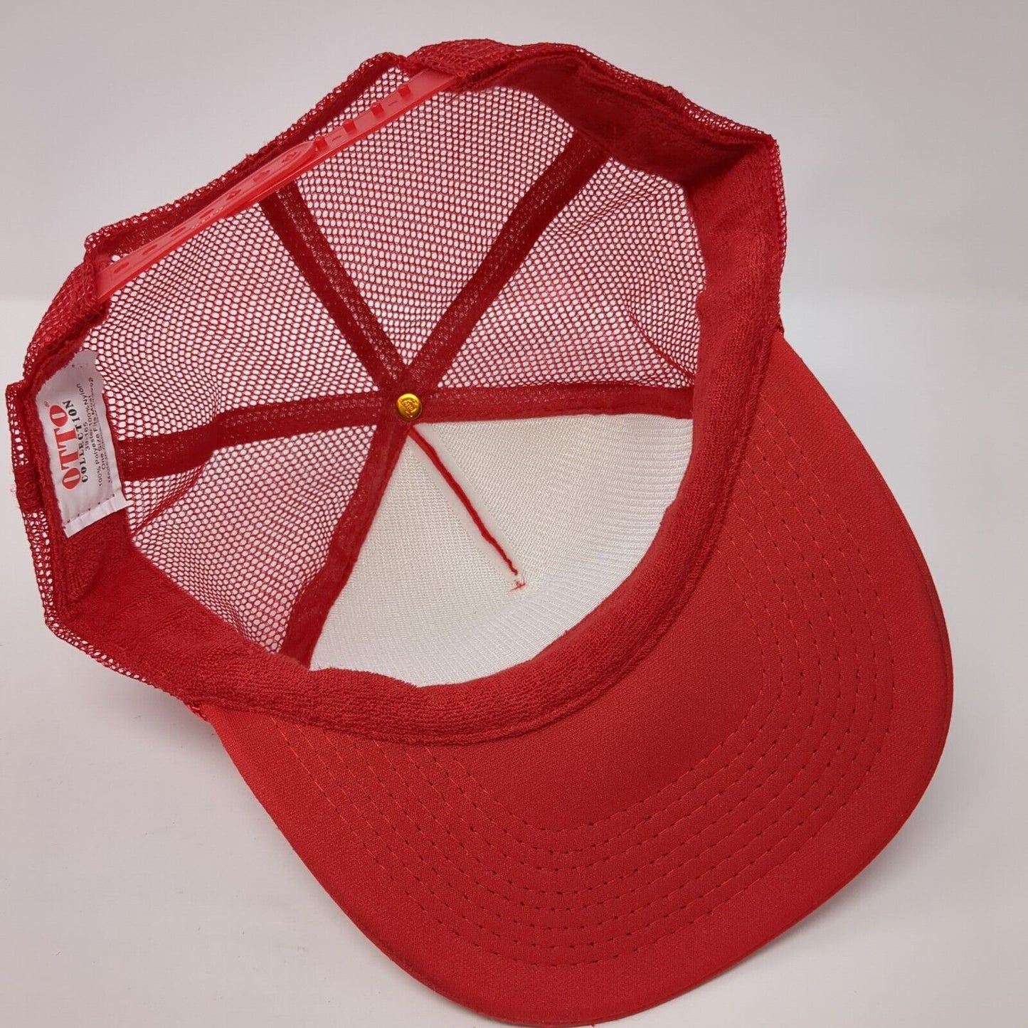 Ninkasi Brewing Oregon Eugene Snapback Trucker Hat Red Adjustable Mesh Rope Otto