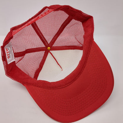 Ninkasi Brewing Oregon Eugene Snapback Trucker Hat Red Adjustable Mesh Rope Otto