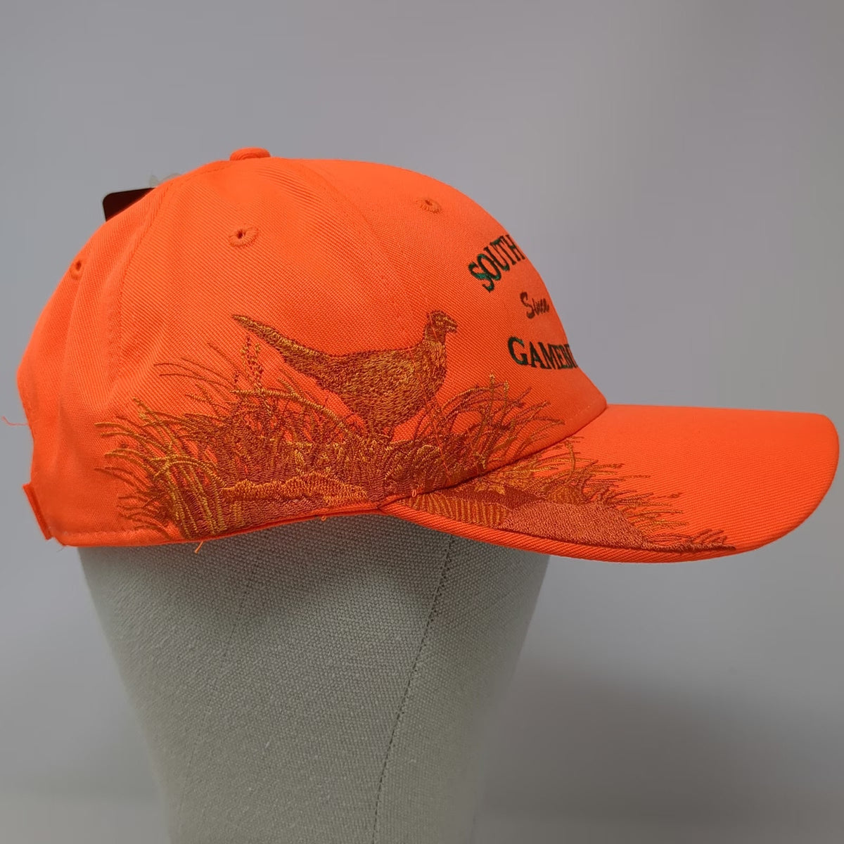DRI DUCK South Butte Gamebird Club Orange Baseball Cap One Size Pheasant Hat