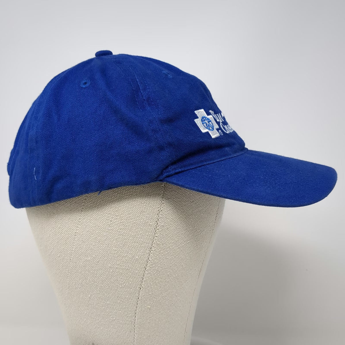 Port & Company Baseball Cap Blue One Size Blue Cross of Idaho Logo Hat Slideback