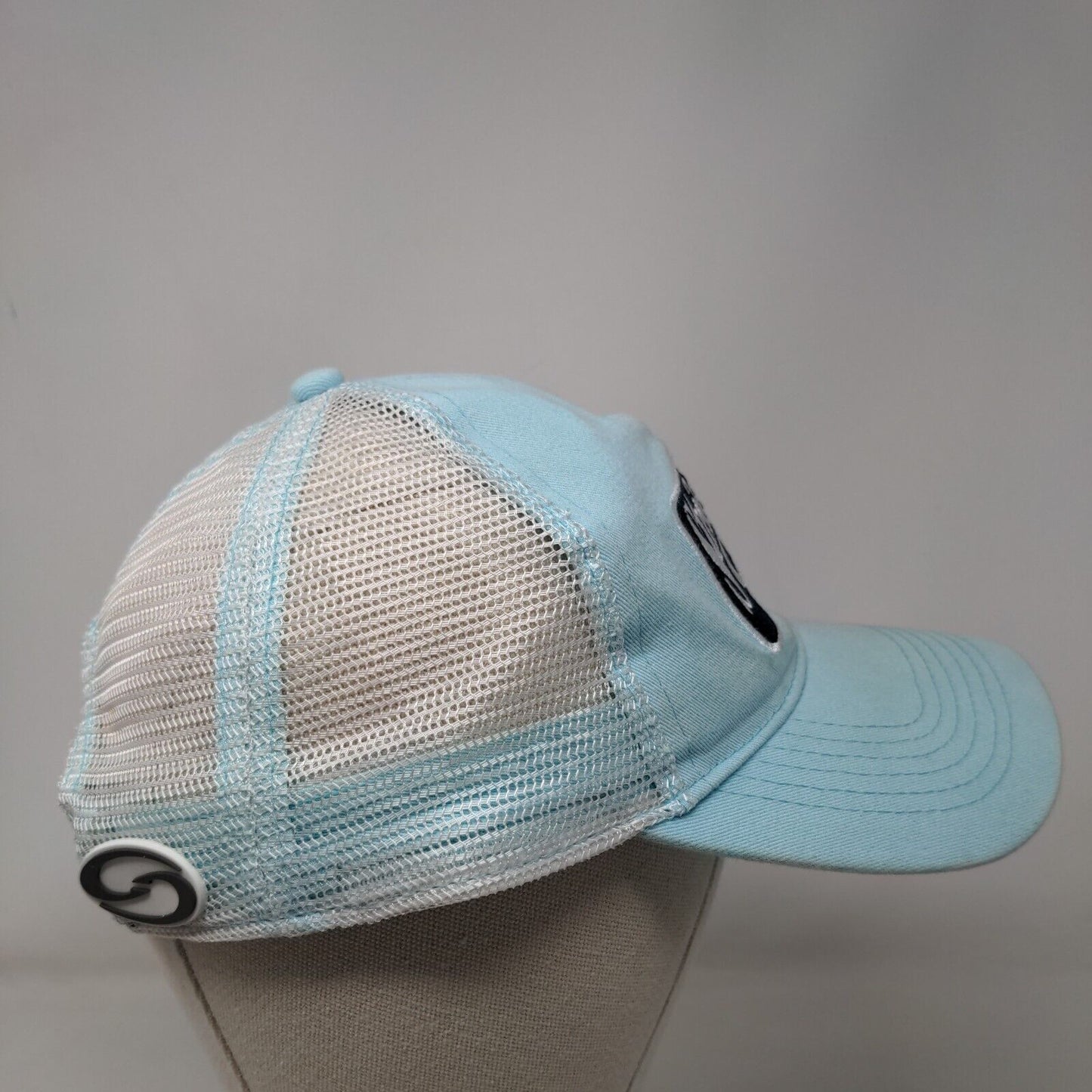 Strike King Snapback Trucker Hat Blue One Size Adjustable Embroidered Mesh Back
