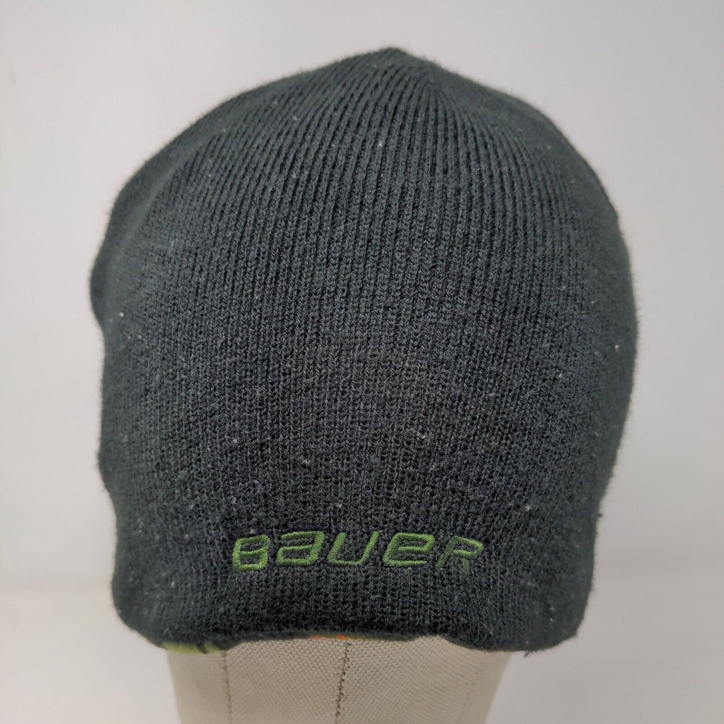 New Era Men's Knit Camo Beanie Hat Multicolor 100% Acrylic Bauer Reversible