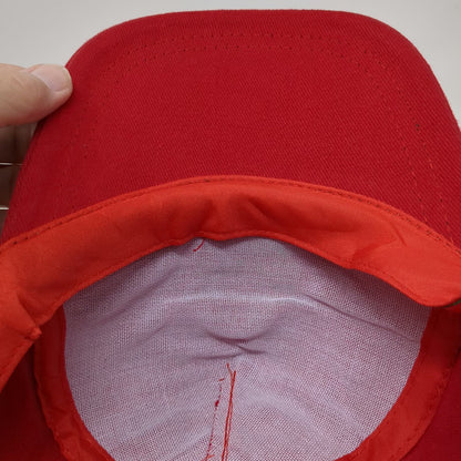 PNM Logo 5 Panel Red Yellow Black One Size Strapback Adjustable Cotton Twill Hat