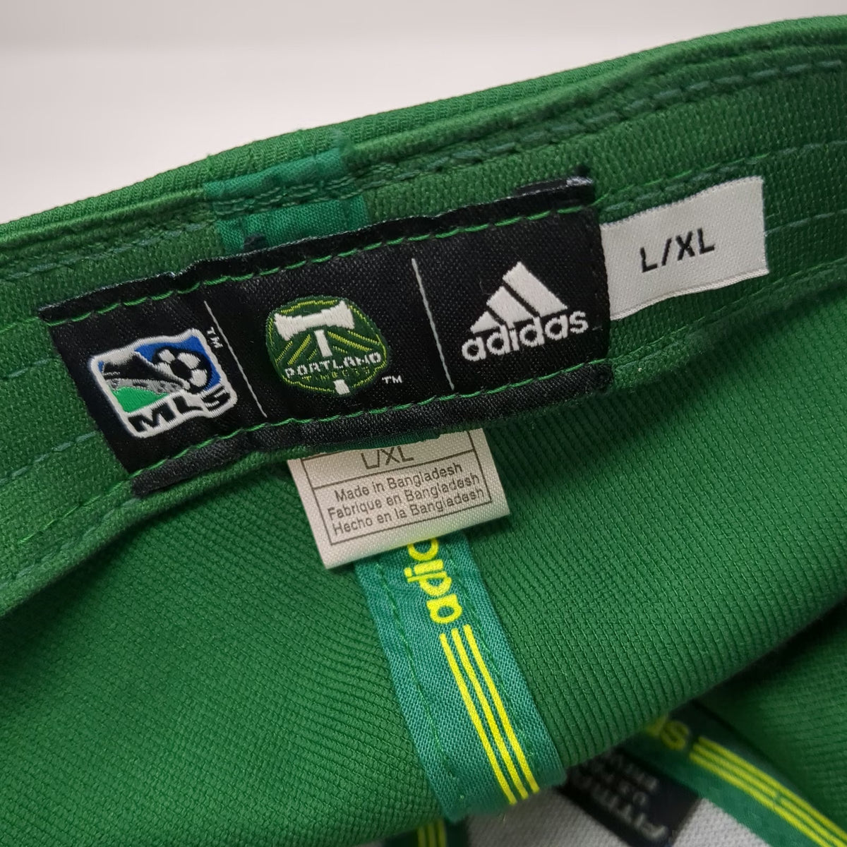 Adidas Portland Timbers MLS Green XL Cap Stretch Fit Embroidered Logo Hat
