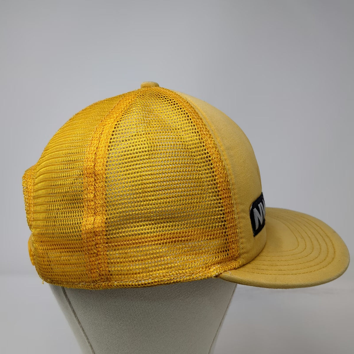 Coal NWALPINE Trucker Hat Yellow One Size Mesh Snapback Patch Seattle Headwear