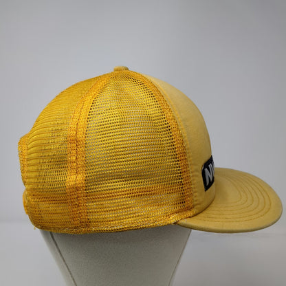 Coal NWALPINE Trucker Hat Yellow One Size Mesh Snapback Patch Seattle Headwear