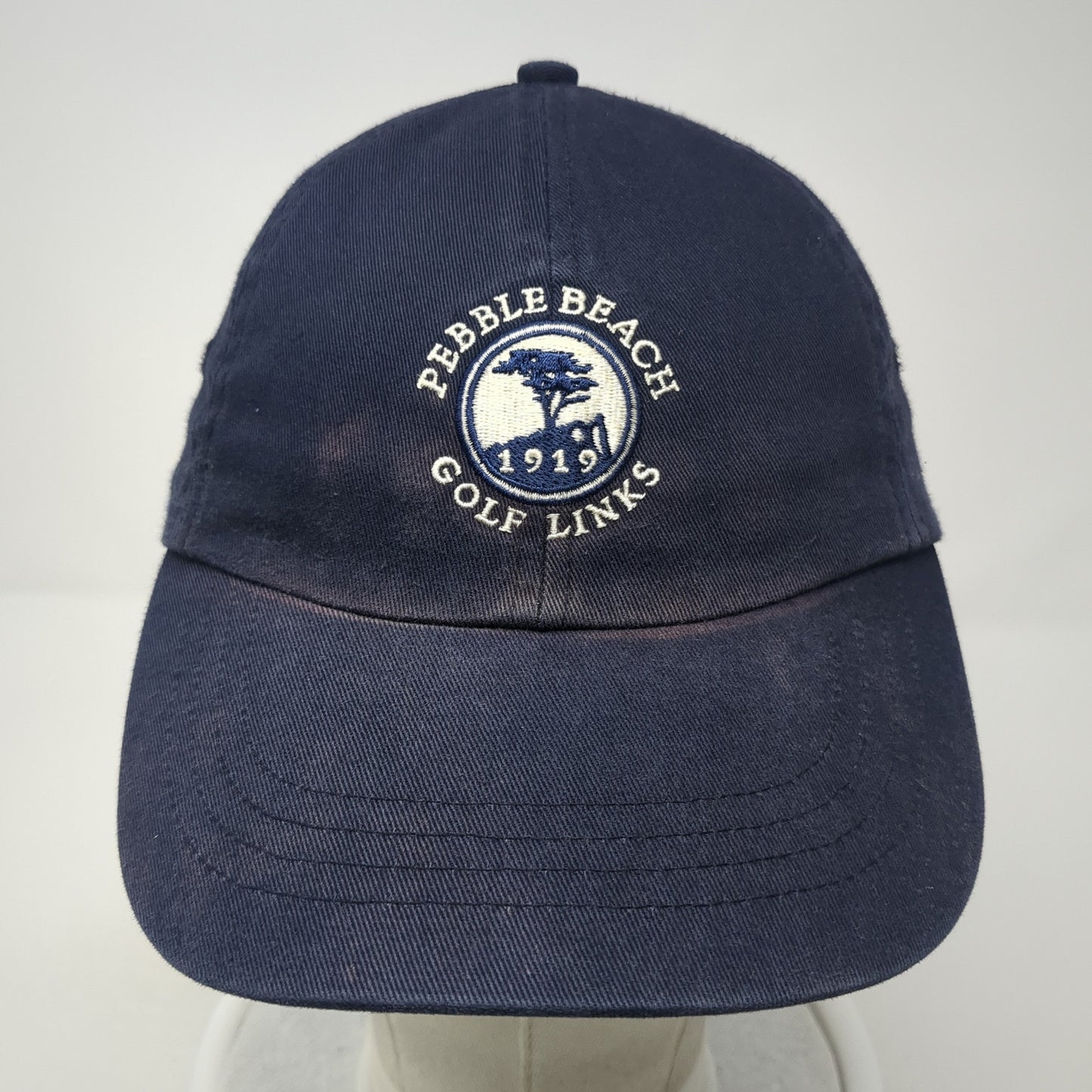 Pebble Beach Golf Links 1919 Slideback Hat Blue One Size Embroidered