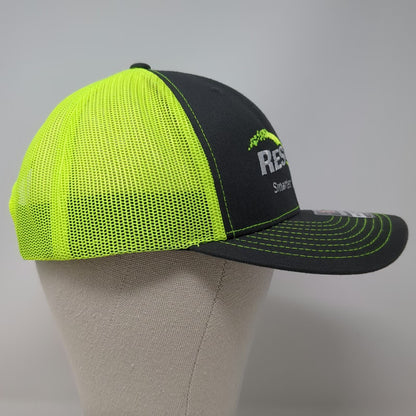 Richardson Trucker Hat Gray Yellow One Size Smarter Pest Control American Flag
