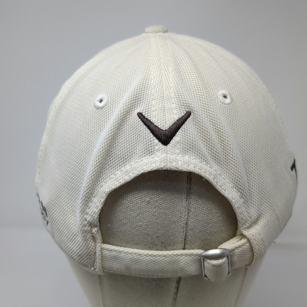 New Era Callaway Baseball Cap White One Size Slideback Tour i Series Logo Hat