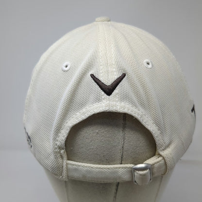 New Era Callaway Baseball Cap White One Size Slideback Tour i Series Logo Hat