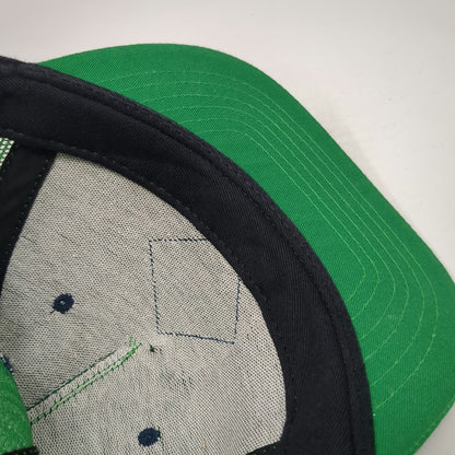 Adrenaline Trucker Hat Green One Size LAX Division Apparel Branding Snapback