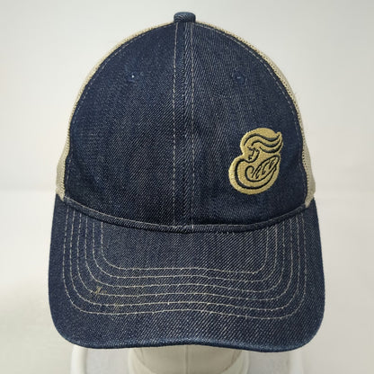 Union Resource Marketing Blue Baseball Cap One Size Denim Mesh Strapback Hat