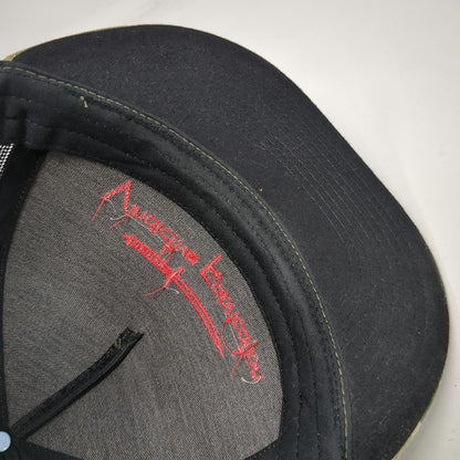 Yupoong Trucker Hat Green Black One Size Snapback Vindictive Fabrication Camo