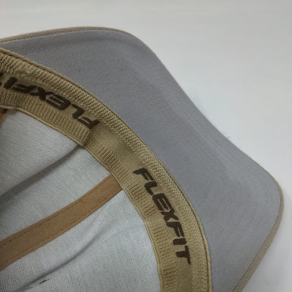 Lids Fitted Hat Tan Small-Medium Solid 6 Panel Vent Holes Blank Flexfit