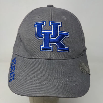 Russell Men's Strapback Hat Gray Embroidered University of Kentucky Wildcats