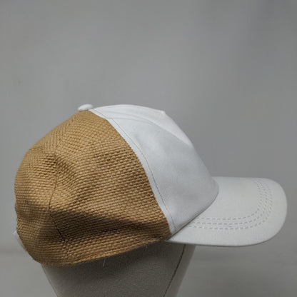 Roxy Strapback Hat Multi One Size Adjustable Colorblock Leather Patch
