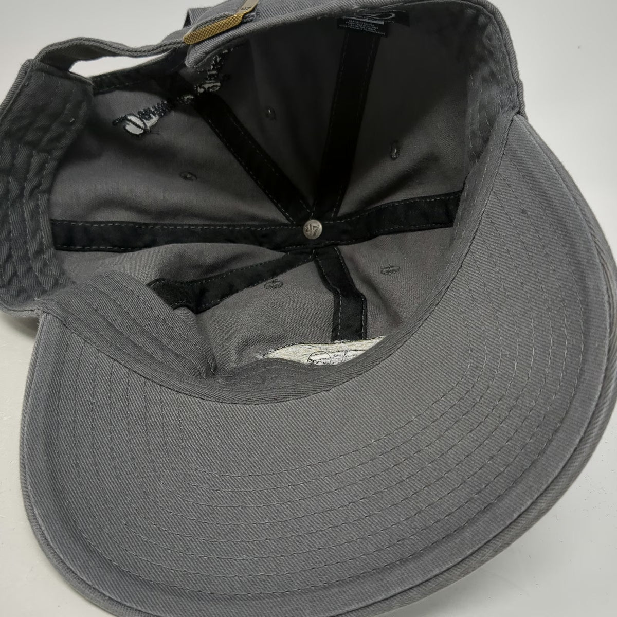 '47 Baseball Cap Gray One Size Mare Island Brewing Co Damn the Torpedoes Hat