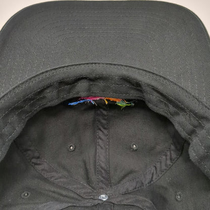 Richardson Baseball Cap Black One Size Multicolor Roadrunner Slideback Hat