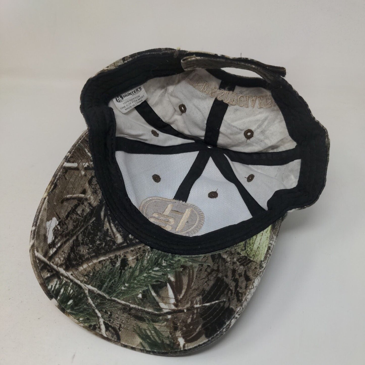 Hunter's Specialties Strapback Hat Camouflage OSFM Adjustable Embroidered Logo