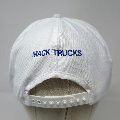 Nomad 5 Panel White One Size Mack Trucks USA Rope Snapback Embroidered Hat