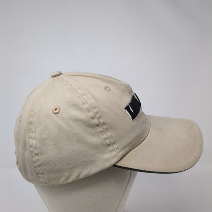 Kauai Lagoons Strapback Hat Tan One Size Solid Adjustable Imperial