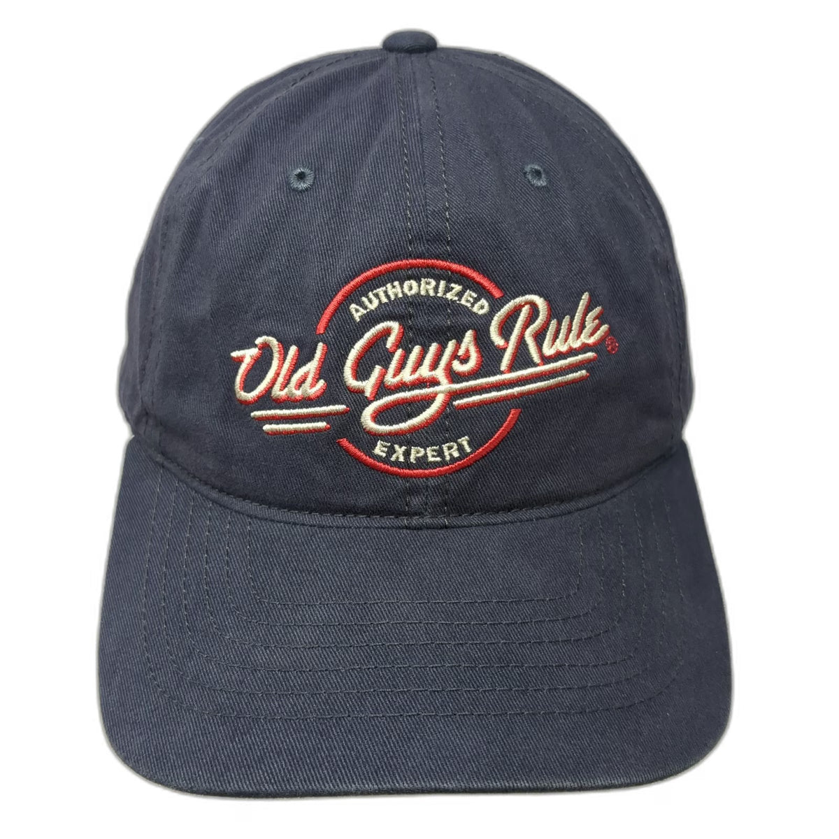 Old Guys Rule Baseball Cap Blue One Size Expert at Everything Adjustable Hat