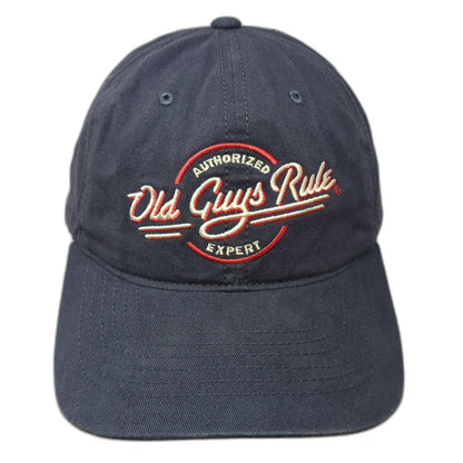 Old Guys Rule Baseball Cap Blue One Size Expert at Everything Adjustable Hat