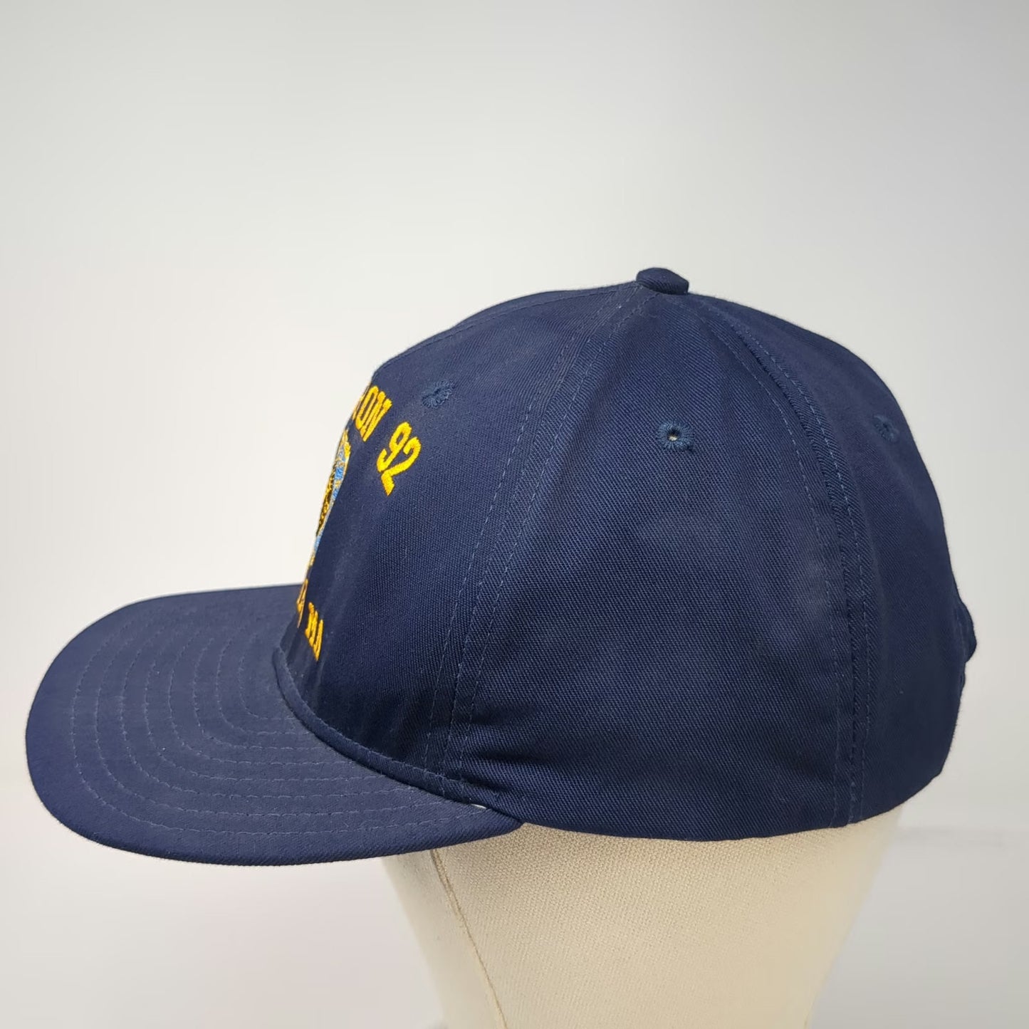 American Made Cap Snapback Blue One Size Squadron 92 Grafton MA Legion Hat