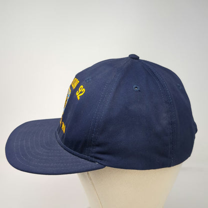 American Made Cap Snapback Blue One Size Squadron 92 Grafton MA Legion Hat