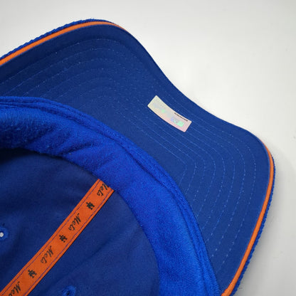 New York Mets MLB New Era Baseball Cap Blue L 39THIRTY Stretch Fit Mesh Logo Hat