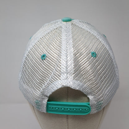 Florida Snapback Trucker Hat Blue OS Adjustable Embroidered Mesh Back Kaufman