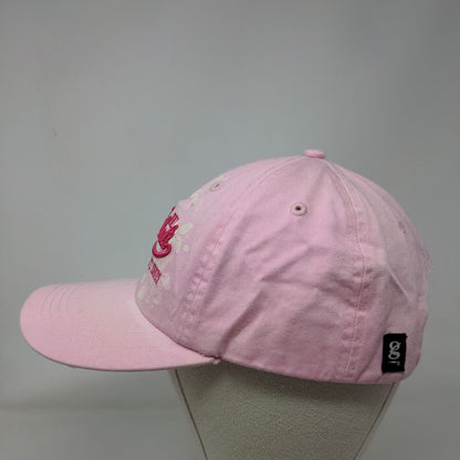 Cayman Islands British West Indies Slideback Hat Pink One Size Embroidered