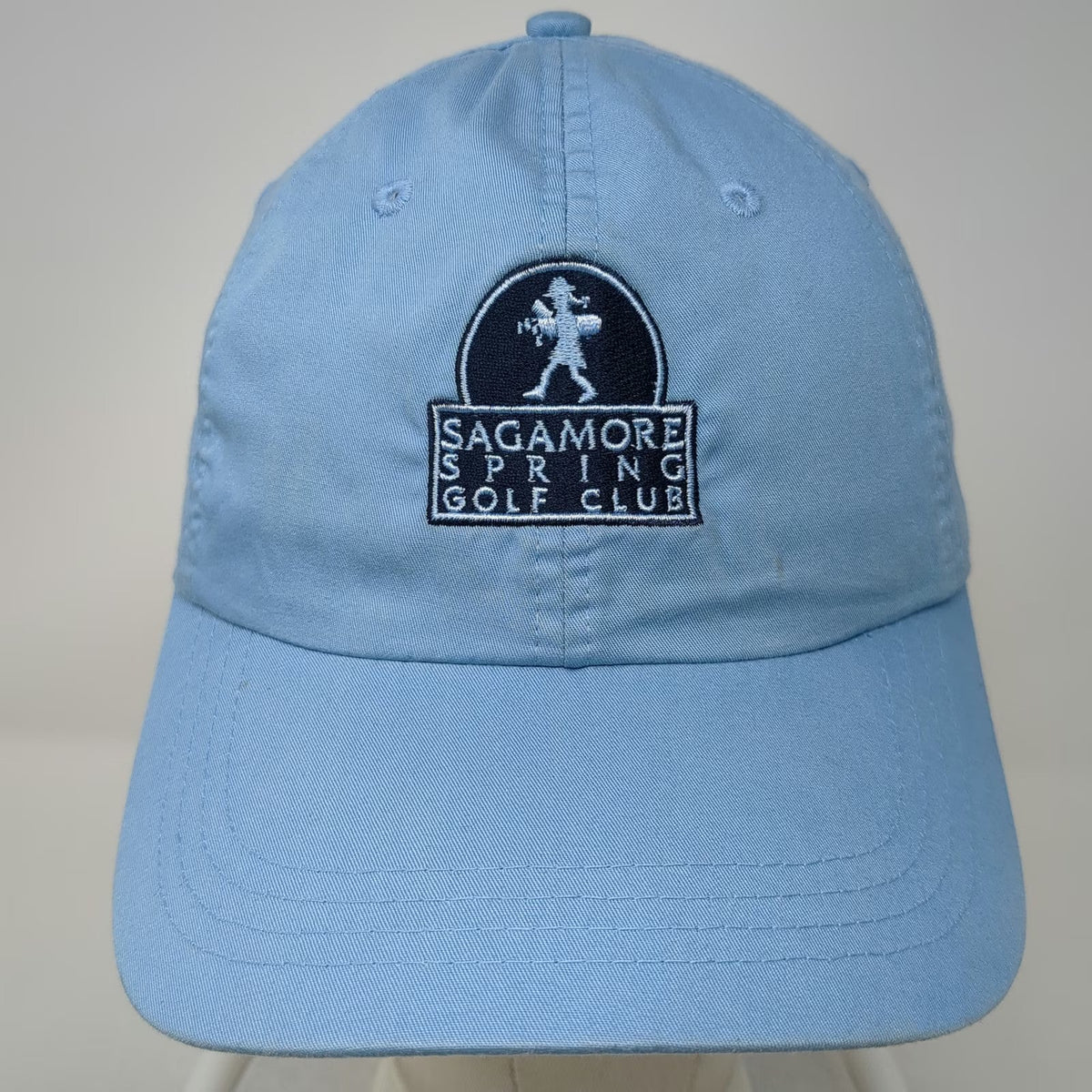 Ahead Sagamore Spring Golf Club Hat Blue Baseball Cap One Size Strapback Cotton