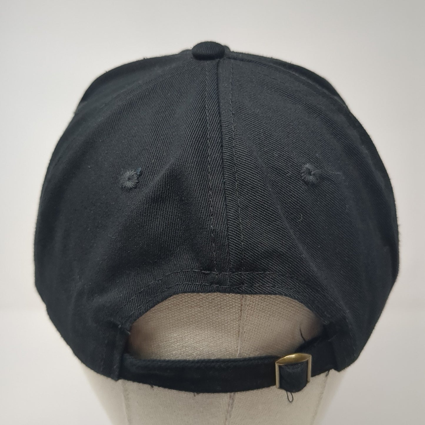 Crumbl Spell Out Slideback Hat Black One Size Adjustable Vent Holes