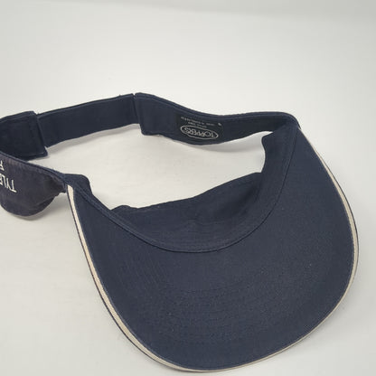 Guard Strapback Visor Hat Blue One Size Adjustable Outdoor Toppers