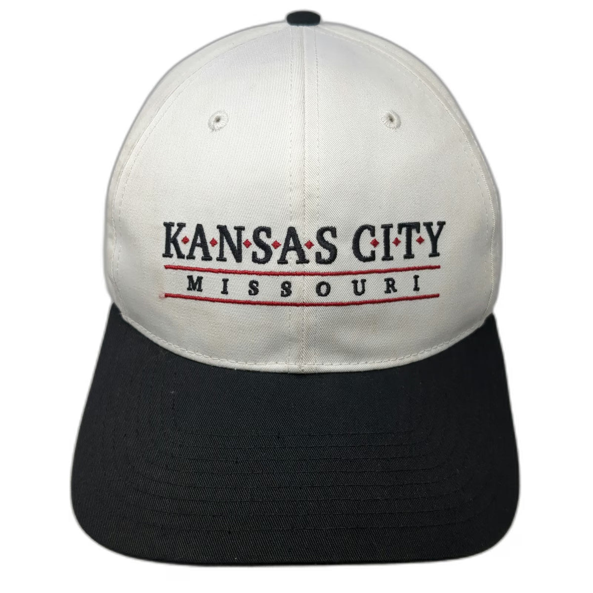Twins Enterprise Inc Snapback White OSFM Hat Kansas City Missouri Embroidered