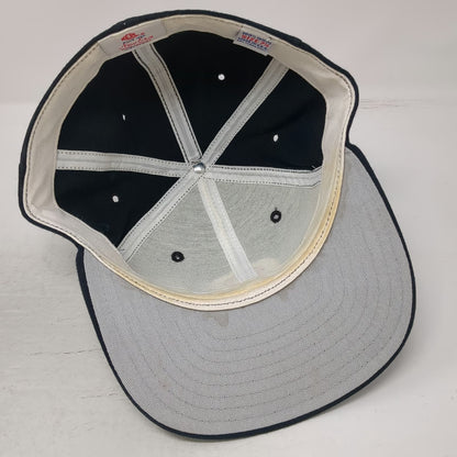 New Era Cap Blue 7 1/4 Wool Fitted Optimist All-Star Football Hat Vintage
