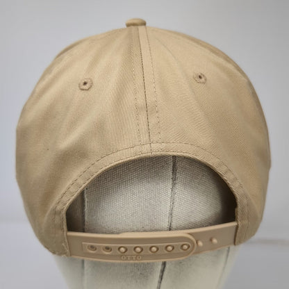 Otto 5 Panel Brown One Size Snapback Hat Anthem Made For More Script Embroidery