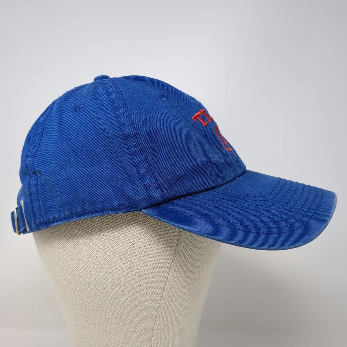 KNP Tulare California CA Blue One Size Baseball Cap Hat Red Slideback Strap