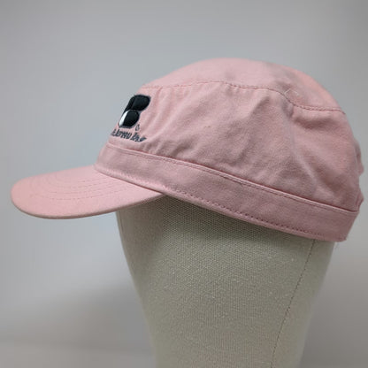 Otto Army Cap Pink One Size Farm Bureau Insurance Logo Cotton Strapback Hat