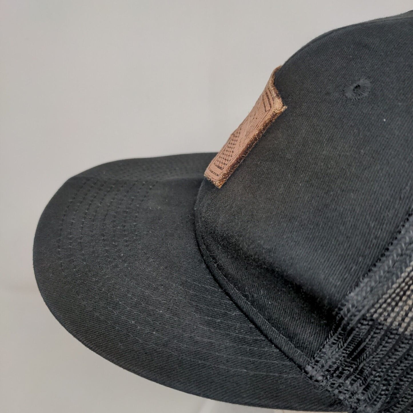 The Overflow Worship Band Snapback Trucker Hat Black One Size Mesh Back