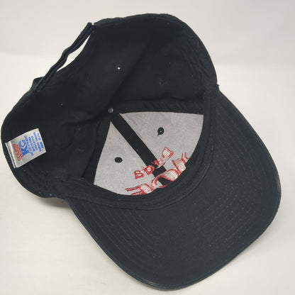Duda ACE Strapback Hat Black One Size Adjustable Embroidered 6 Panel