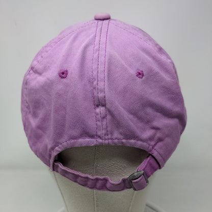 Sea Island Slideback Hat Purple OSFM Adjustable Embroidered 6 Panel Outdoor Cap